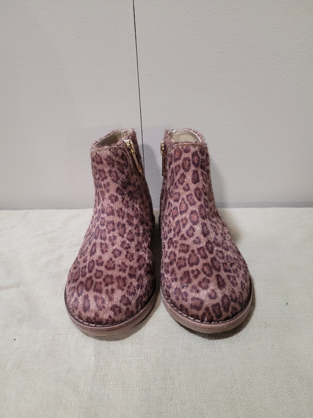 Janie and Jack Pink Leopard Print Girls Boots